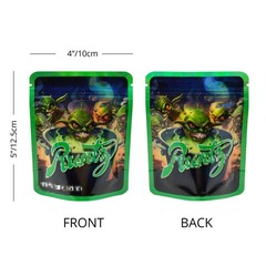 100pcs 3.5g Mixed Stand Up Mylar Bags Smell Proof Zip Seal Food Storage Bags