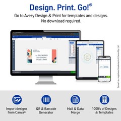Customizable Printable Address Labels 1″ x 2-5/8″ – 3,000 Blank Mailing Stickers
