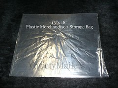 100 Poly Merchandise Bags 15”x 18” Clear 1 Mil Apparel Plastic Bags 15×18