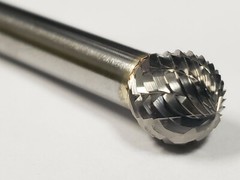 SD3D Ball Shape Tungsten Carbide Burr Bur Cutting Tool Die Grinder Bit 1/4″ NEW