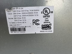 20 kVA 20 kW 3 Phase Power Conditioner Voltage Regulator & Battery Backup UPS