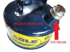 2pk 1-1/2″ Vented Metal Gas Can Cap w/ Cardboard Liner Eagle Briggs Stratton Lid