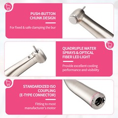 For NSK Style Dental Brushless LED Electric Micro Motor/1:5 Increasing Handpiece