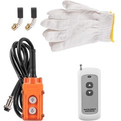 3 in 1 Portable Electric Hoist Winch 1100lbs Wired/Wireless Remote Control Crane