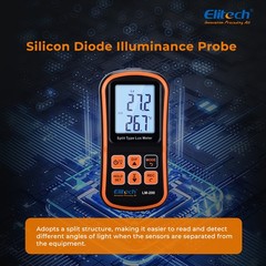 Elitech SMG-1H Refrigeration HVAC Digital Pressure Gauge Single Manifold Gauge