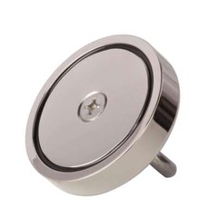 Neodymium Fishing Magnets 2 Pack, 400LBS Pulling Force Strong Round Rare Earth