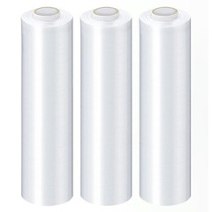 12″ x 1500′ 4 Rolls Pallet Wrap Stretch Film Hand Shrink Wrap 1500FT