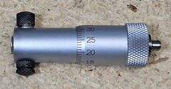 Starrett No. 124MDZ solid-rod inside micrometer set – 50mm to 800mm range USA