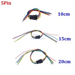 2 3 4 5 6 pin Male Female JST SM 2.54mm Pitch Connector Cable Plug Wire Lot