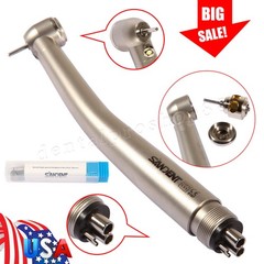 10X KaV Style Dental Fiber Optic LED High Speed Handpiece Internal 3 Spray 4Hole