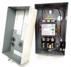 A200S1CB / B200M2CAC Westinghouse Size 2 Motor Starter 120V Coil w/ Enclosure