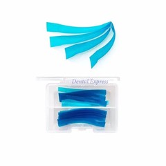 Dental Contoured Anterior Matrix Bands Polyester Blue Strip Restoration Matrices