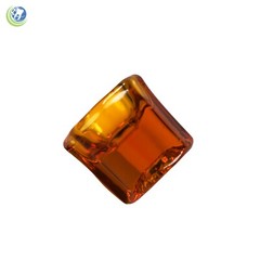 4 x GLASS DAPPEN DISH HONEY BROWN ACRYLIC LIQUID CONTAINER DENTAL COSMETOLOGY