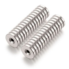 Lot Countersunk Ring Round Disc Strong Neodymium Magnets Rare Earth with Hole