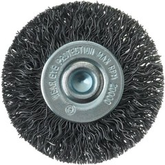 2″ Crimped Carbon Steel Wire Wheel Brush w/ 1/4″ Shank For Die Grinder or Drill