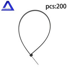 14″ Heavy Duty Zip Ties Double Sided Toothed Cable Ties 100 LBS Strength 200 Pcs