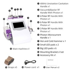 9 in 1 Beauty Machine Body Massage Facial Skin Care Skin Care Brand New US