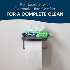 Cottonelle GentlePlus Flushable Wipes, 4 Flip-Top Packs, 42 Wipes per Pack