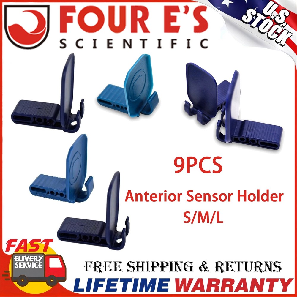 9Pcs Dental Digital Sensor Holder Autoclavable Dental Anterior Holder (S/M/L) US