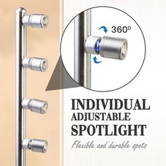 2pcs Jewelry Showcase LED pole light for retail display case 4000K 6000K FY-55