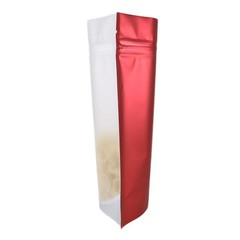 Qq Studio 100Pcs Matte Double-Sided Colored Stand-Up Bags 12X18Cm 4.7X7.1