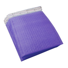 AirnDefense 400 #2 8.5X12″ Purple Poly Bubble Mailers Shipping Padded Envelope