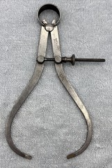L.S. Starrett, Lot of 6, Machinist, Outside Calipers, 5 Starrett, 1 Unknown, Vtg