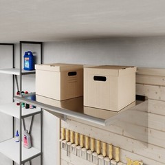 24 in. x 48 in. Stainless Steel Wall Shelf