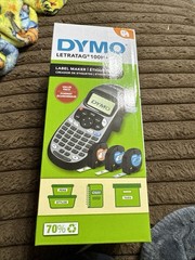 DYMO Portable Printer Handheld Label Maker Black Silver Letratag 100H+ New