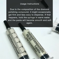 Diamond Polishing Paste 50,000 Grit 0-0.5 Micron (H) 50% Concentration 5 grams