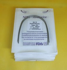 10Pcs/Pack Dental Super Elastic NITI Arch Wires Orthodontic Round Natural Form