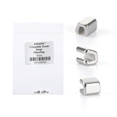 100pcs AZDENT Dental Orthodontic Crimpable Hooks Stops Type 10pcs/pack