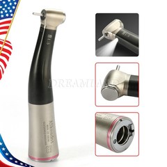 NSK Ti-MAX X95L Style Dental 1:5 LED Fiber Optic Contra Angle Handpiece Red Ring