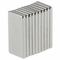 50Pcs Strong Magnets 20x10x2mm N52 Grade Neodymium Block Small Rectangle Magnet