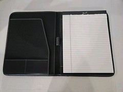 Basic Black Portfolio Notebook 12 By 9 Inches