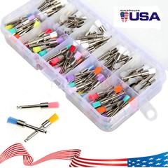 200Pcs Dental Nylon Materials Closure Flat Polishing Prophylaxis Brushes