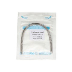 10 Pcs/pack Dental Orthodontic Stainless Steel Round/Rectangular Arch Wire Ovoid