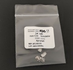 80Pcs Dental Orthodontic No-Con Buccal Tubes 1st/2nd Roth 0.022″ Molar Bondable