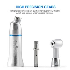 Joydental Dental Slow Low Speed Handpiece Contra Angle Push Button E-Type