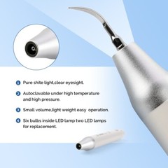 VRN-DA10 LED Dental Ultrasonic Piezo Scaler Handpiece+Detachable Handpiece+Tips