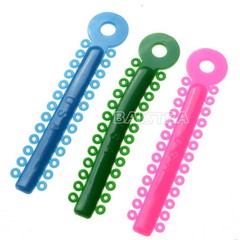 Dental Orthodontic Ligature Ties Elastic Rubber Bands 5Types Choose