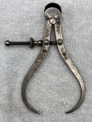 L.S. Starrett, Lot of 6, Machinist, Outside Calipers, 5 Starrett, 1 Unknown, Vtg