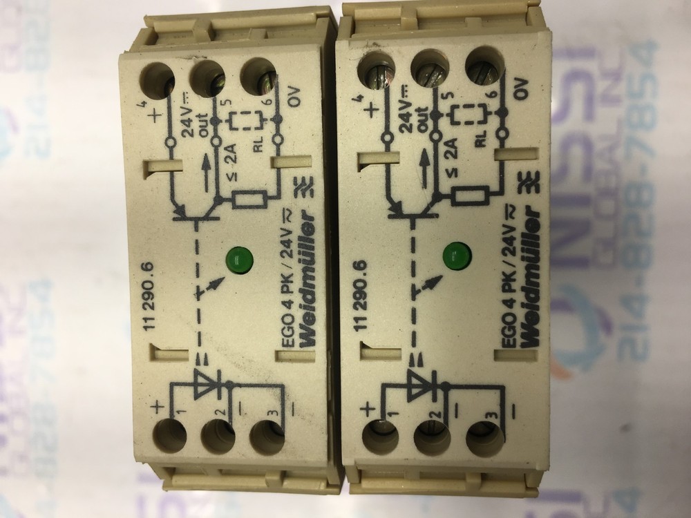 3PCS WEIDMULLER EGO 4 PK/24V
