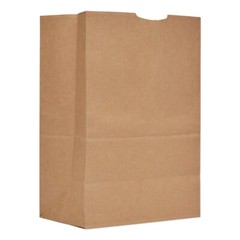 General SK1652 12 x 7 x 17 1/6 BBL Grocery Paper Bags – Kraft (500/Bndl) New