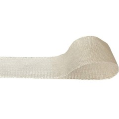 QIANF 1 Inch Natural Heavy Cotton Webbing 10 Yards for Bags Backpack Straps B…