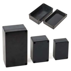 Waterproof Black Plastic Project Enclosure DIY Electrical Junction Box Dustproof