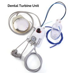 NSK Style Dental High Low Speed Handpiece 4Holes Kit/ Portable Air Turbine Unit