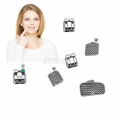 AZDENT Dental Orthodontic Self-Ligating Brackets Mini Roth.022 Metal Brace