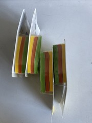 Post-it Extreme Notes (4 packs) 3″x3″ 3 Pack 135 Sheets Org Yell Grn New Sealed