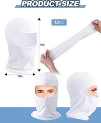 12 Pcs Painters Spray Socks Unisex Adult Painters Mask Painting Dust Hood Snu…